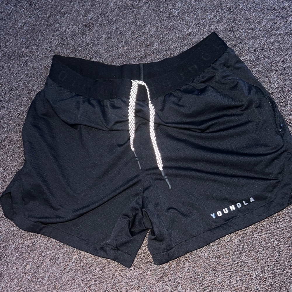 YoungLa Mesh compression shorts